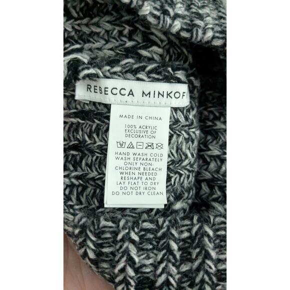 Rebecca Minkoff Poof Knit Hat and Arm Warmers Set - Picture 4 of 5